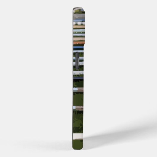 水彩ラクロス棒 Case-Mate iPhoneケース (裏面 / 右)