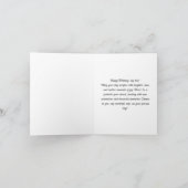 水彩ラズベリーケーキ誕生日妻 カード (内部)