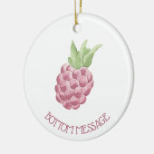 水彩ラズベリー セラミックオーナメント (左)