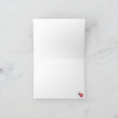 水彩ラディバグサンキューカード サンキューカード (内部)