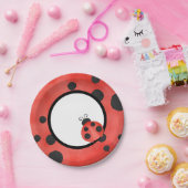 水彩ラディバグパーティー ペーパープレート (パーティー)