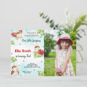 水彩ラディバグ写真招待状 招待状 (スタンド正面)