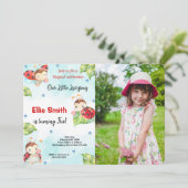 水彩ラディバグ写真招待状 招待状 (スタンド正面)