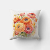 水彩ラヌンキュラスラプソディ クッション (裏面)