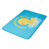 水彩ラバーダッキーお前が1人 バスマット (アングル)