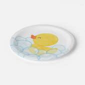 水彩ラバーダックパーティー ペーパープレート (アングル)