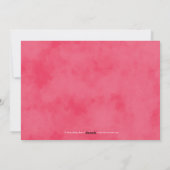 水彩ラブコラージバレンタインデーのカード シーズンカード (裏面)