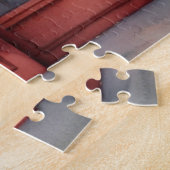 水彩ラブストロークバレンタインデー ジグソーパズル (側面)