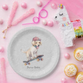 水彩ラブラドールリトリバー紙プレート ペーパープレート (パーティー)