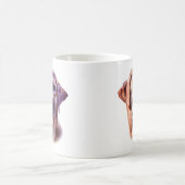 水彩ラブラドールレトリバー コーヒーマグカップ (中央)