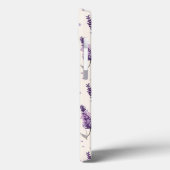 水彩ラベンダーとドットデザイン Case-Mate iPhoneケース (裏面 / 左)