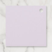 水彩ラベンダーフィールズサンキューメッセージカード フェイバータグ (裏面)