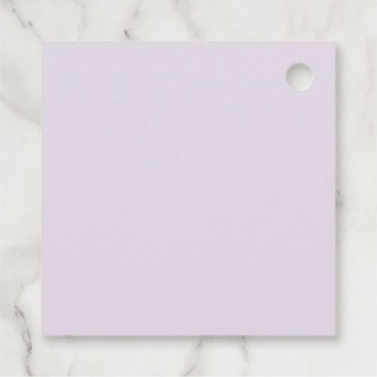 水彩ラベンダーフィールズサンキューメッセージカード フェイバータグ (裏面)