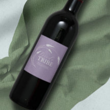 水彩ラベンダーブライドメイド提案ラベル