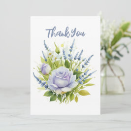 水彩ラベンダーワイルドフラワー シーズンカード