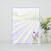 水彩ラベンダー畑 (スタンド正面)