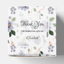 水彩ラベンダー パープルの花 フェイバーボックス