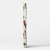 水彩ラマアルパカ野生生物のシームレスパターン Case-Mate iPhoneケース (裏面 / 左)