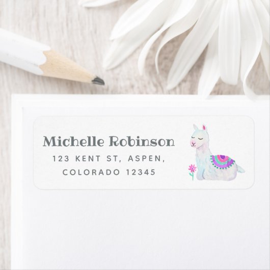 水彩ラマキッズ ラベル (インサイチュ)