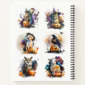 水彩ラムハロウィーン ノートブック (裏面)