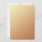 水彩ランジェリーシャワーブライダルシャワー 招待状 (裏面)