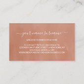 水彩ランジェリーファッション 名刺 (裏面)