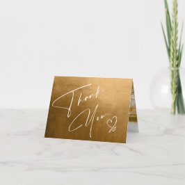 水彩ランドスケープありがとう秋の金ゴールドID786 カード