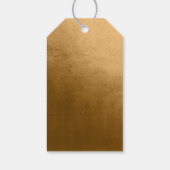 水彩ランドスケープありがとう秋の金ゴールドID786 ギフトタグ (裏面)