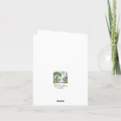 水彩ランドスケープサンキューカード サンキューカード (裏面)