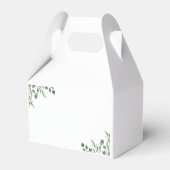 水彩ランドリー秋ボホグリーンリーベビーシャワー フェイバーボックス (裏面サイド)