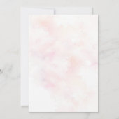 水彩ランヌカルス結婚式招待状 招待状 (裏面)