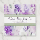 水彩ラヴァンドール石鹸製品ラベル フェイバータグ