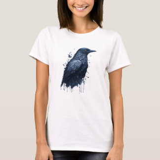 水彩ラヴェン絵画ズ Tシャツ