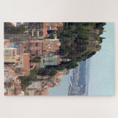 水彩リスボンスカイライン ジグソーパズル (横)