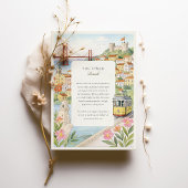 水彩リスボン結婚ズ 招待状