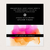 水彩リッププロダクト販売代理店のヒントとトリック 名刺 (外部フラット)