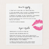 水彩リッププロダクト販売代理店のヒントとトリック 名刺 (内部フラット)