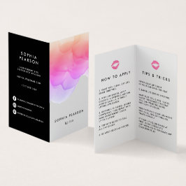 水彩リッププロダクト販売代理店のヒントとトリック 名刺