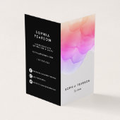 水彩リッププロダクト販売代理店のヒントとトリック 名刺 (外部)