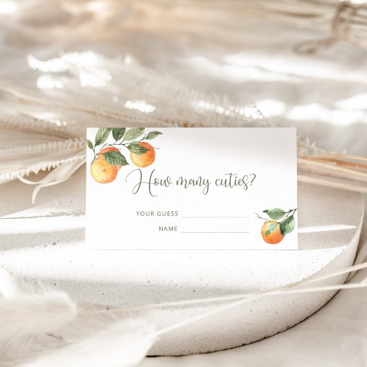 水彩リトルかわいこちゃんは何個のかわいこちゃんを囲むかを推測 エンクロージャーカード