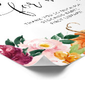 水彩リトルカボチャ、ベビー用秋ブック ポスター (角)