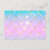 水彩リトルパールダイアッパーラッフル エンクロージャーカード (裏面)