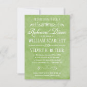 水彩リハーサルディナー招待状 招待状 (正面)