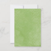 水彩リハーサルディナー招待状 招待状 (裏面)