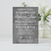 水彩リハーサルディナー招待状 招待状 (スタンド正面)