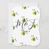 水彩リモンシロライムレモン 招待状 (裏面)