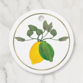 水彩リモンチェッロ レモン ライム ホイル サーキュラー モッド フェイバータグ (裏面)