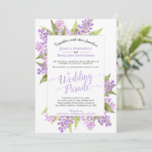 水彩リラの結婚パレード/レセプション 招待状 (スタンド正面)