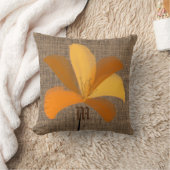 水彩リリーアート素朴フローラ枕 クッション (ブランケット)