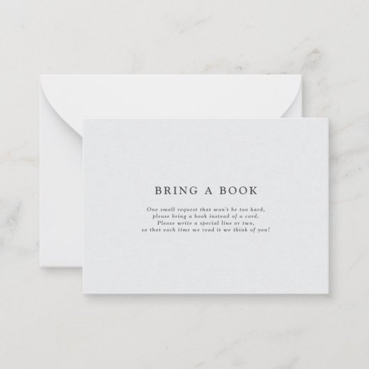 水彩リースの赤ちゃんシャワーが本を持ってくる ノートカード (正面)